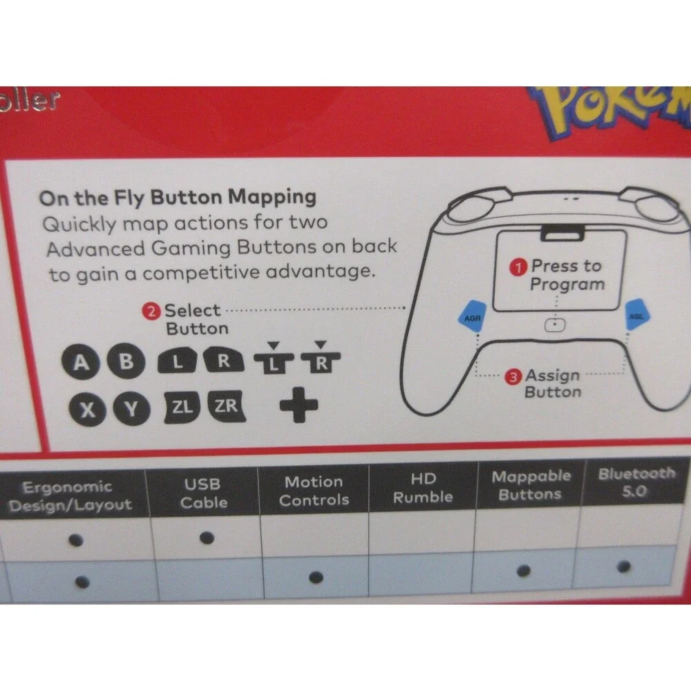 Nintendo Switch Grafitti Enhanced Wireless Controller Pokemon Pikachu New Sealed